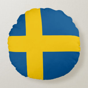 Vlag van Zweden Rond Kussen