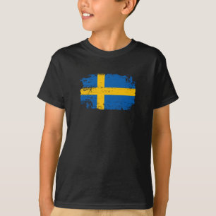 Vlag van Zweden T-shirt