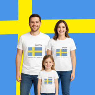 Vlag van Zweden T-shirt