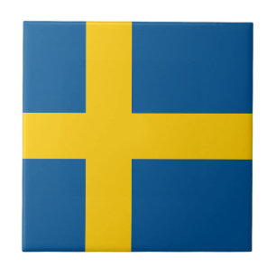 Vlag van Zweden Tegeltje