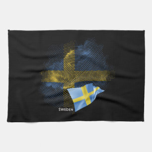 Vlag van Zweden Theedoek
