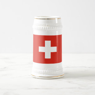 Vlag van Zwitserland Bierpul