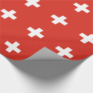 Vlag van Zwitserland Cadeaupapier