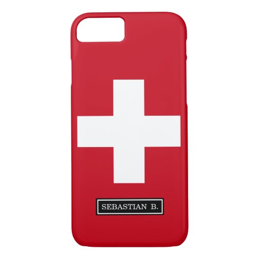 Vlag van Zwitserland Case-Mate iPhone Case (Achterkant)