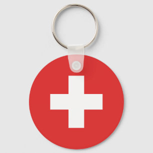 Vlag van Zwitserland - Schweiz - Suisse Sleutelhanger