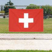 Vlag van Zwitserland Spandoek (Insitu)