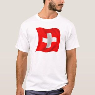 Vlag van Zwitserland T-shirt