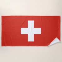 vlag van Zwitserland — wit kruisje