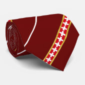 vlag van Zwitserse strepen Stropdas (Opgerold)