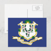 Vlag verbindingsstaat briefkaart (Voorkant / Achterkant)