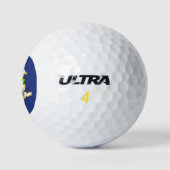 Vlag verbindingsstaat golfballen (Logo)