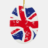 vlag Verenigd Koninkrijk Keramisch Ornament (Voorkant)