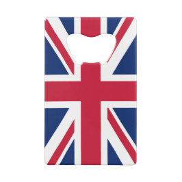 Vlag Verenigd Koninkrijk Kredietkaart Flessenopener