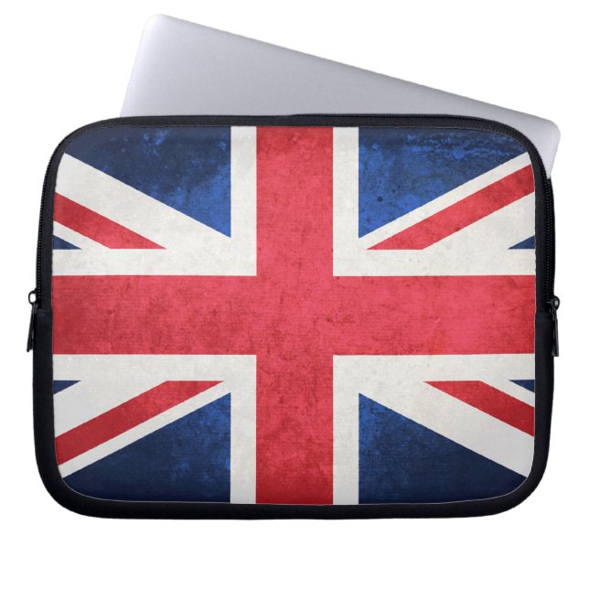 Vlag Verenigd Koninkrijk Laptop Sleeve (Voorkant)