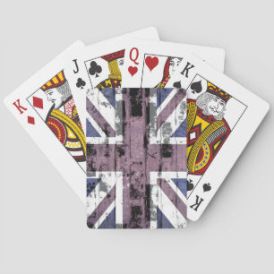 Vlag Verenigd Koninkrijk Pokerkaarten