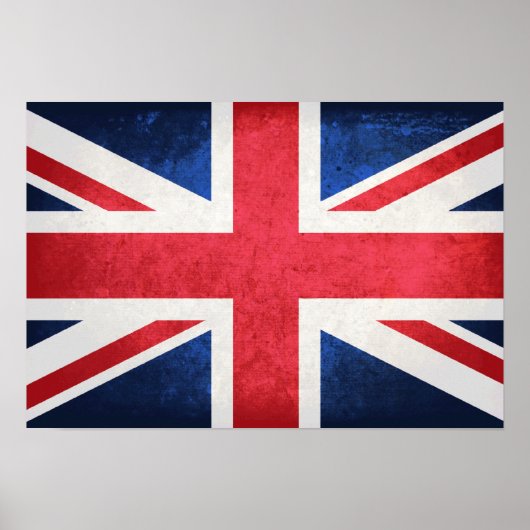 Vlag Verenigd Koninkrijk Poster (Voorkant)