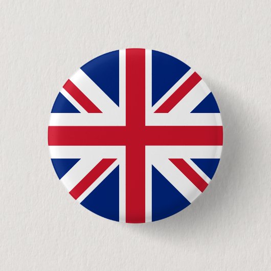 Vlag Verenigd Koninkrijk Ronde Button 3,2 Cm (Voorkant)