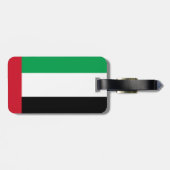 Vlag Verenigde Arabische Emiraten Bagagelabel (Achterkant horizontaal)