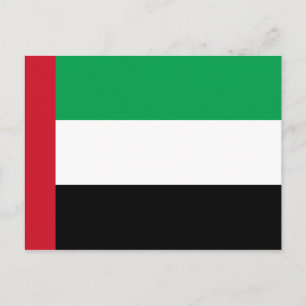 Vlag Verenigde Arabische Emiraten Briefkaart