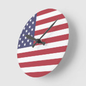 vlag verenigde staten amerika ronde klok (Hoek)