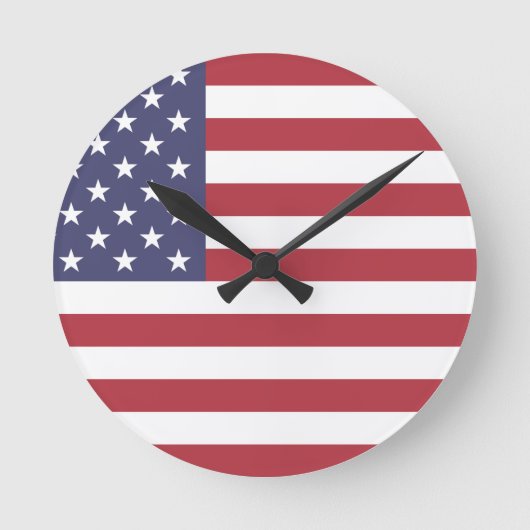 vlag verenigde staten amerika ronde klok (Voorkant)