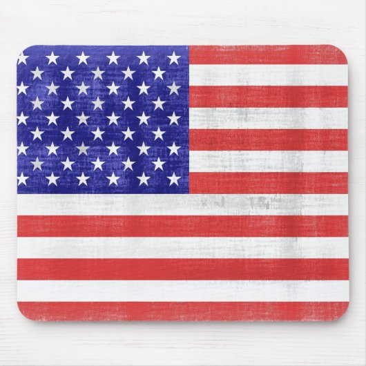 vlag Verenigde Staten Mousepad Muismat (Voorkant)