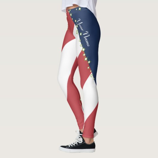 Vlag Verenigde Staten van Amerika Leggings (Links)