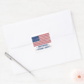  vlag vierkante sticker (Envelop)