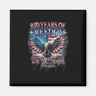 Vlag Vintage 250 Jaar Amerikaans 1776 2026 250e VS Magneet
