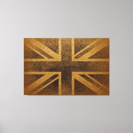 Vlag Vintage 3 Verenigd Koninkrijk Canvas Afdruk (Voorkant)