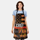 Vlag voor brandweerkorter schort (Gedragen)