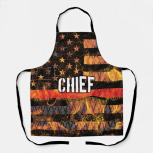 Vlag voor brandweerkorter schort