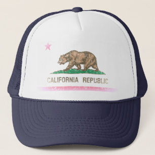 vlag voor Californië Trucker Pet