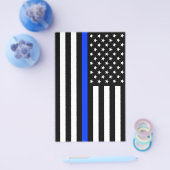 vlag voor de politie van de Thin Blue Line Flyer (Enkel)