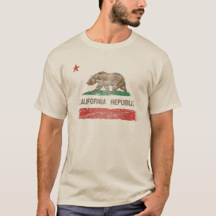 Vlag voor de Republiek Californië T-shirt