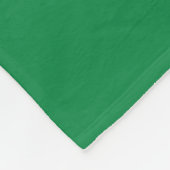 Vlag voor groene, goudkleurige en rode kleuren fleece deken (Hoek)