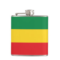 Vlag voor groene, goudkleurige en rode kleuren