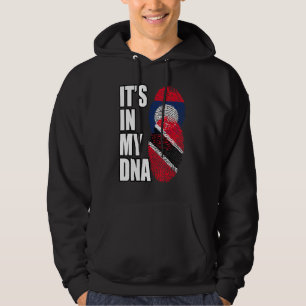 Vlag voor het erfgoed van Laos en Trinidadian Mix Hoodie