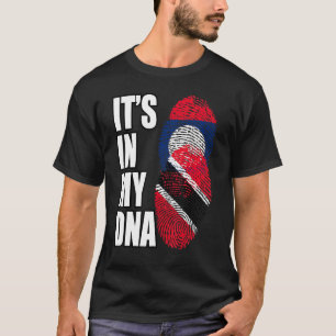 Vlag voor het erfgoed van Laos en Trinidadian Mix  T-shirt