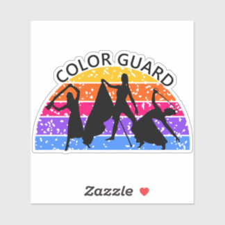 Vlag voor kleurenbewaking, riffel, Saber - helder Sticker