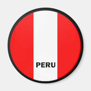 Vlag voor kwaliteit Peru Roundel Magneet