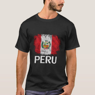 vlag voor peruaanse gift t-shirt