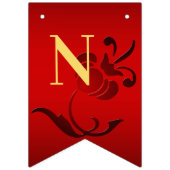 Vlag voor rode bloem vlaggetjes (Derde vlag)