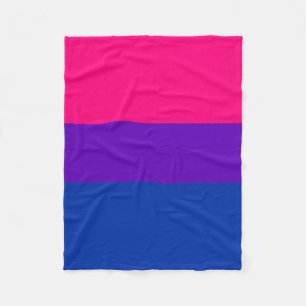 Vlag voor vaste bisexual Pride Fleece Deken