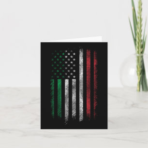 Vlag VS 4 juli Patriottisch Amerikaans Italiaans F Kaart