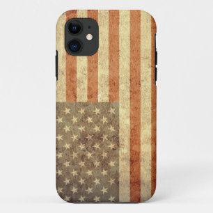 Vlag VS - Grunge iPhone 11 Hoesje