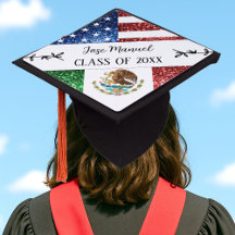 Vlag VS Mexico schittert Custom Name Class van 202