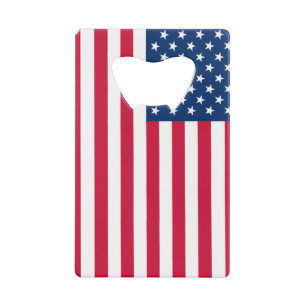 Vlag VS - Verenigde Staten - Patriottisch Kredietkaart Flessenopener
