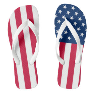 Vlag VS - Verenigde Staten - Patriottisch Teenslippers