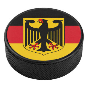 Vlag/wapen van Duitsland Hockey Puck